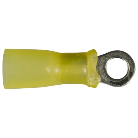 Midwest Fastener Ring Terminal, 10 AWG, Plastic Insulated, 8 PK 67954